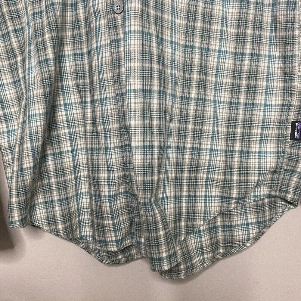 Patagonia‎ Fjord Flannel Long Sleeve Button Up Shirt Mens Size M